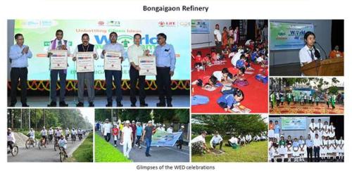 Visit of Vice Chancellor, ASTU as Chief Guest at IOCL, Bongaigaon Refinery on the celebration of World Environment Day, theme: Beat the Plastic Pollution,  on 5th June, 2023 